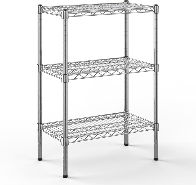 Regal Altair 14" Deep x 24" Wide x 34" Height Wire Shelving Kit | 3-Tier | NSF by Regal+Altair