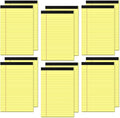 12 Pack Small Yellow Legal Pads 5x8 Note Pads 5x8 College Ruled Yellow Notepads by Aidunmis