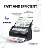 Plustek PS188 High Speed Double-Sided Color Document Scanner, - Image 2