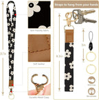bolimoss Cute Floral Lanyard Wallet and ID Badge Holder - Image 3