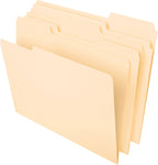 Pendaflex Letter Size File Folders Bundle - Pink Two-Tone 100 Count & Manila Classic 100 Count (152 1/3 PIN & 65213)