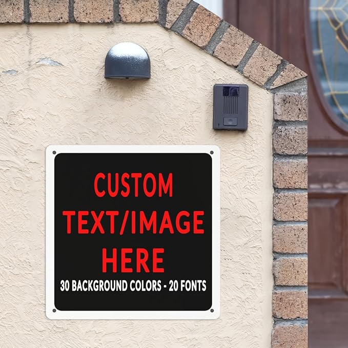 Custom Sign Personalized Custom Metal Sign, Customize - Image 2