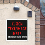 Custom Sign Personalized Custom Metal Sign, Customize - Image 2