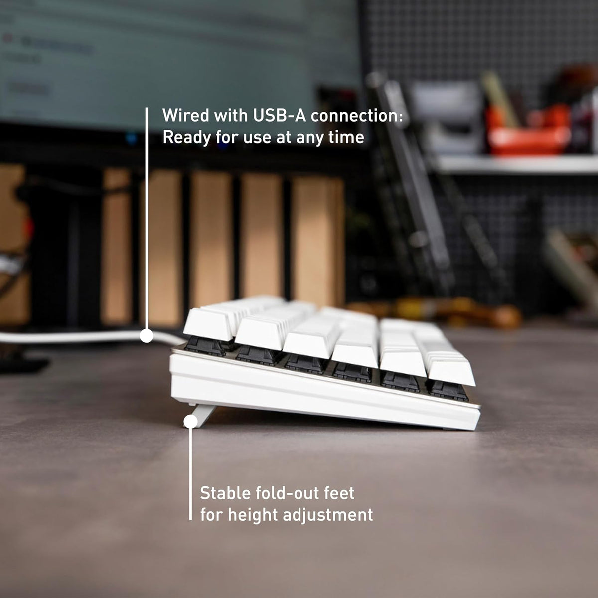 Cherry KC 200 MX Wired Mechanical Office Keyboard MX2A Brown Switches