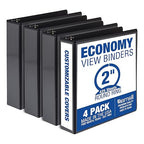 Samsill 2 Inch 3 Ring Binders, Made in USA, Economy Round Ring, 425 Sheet by Samsill
