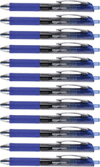 Amazon Basics Gel Pens Fine Point Smooth Writing Pens, Retractable, 12 Pack by AmazonBasics
