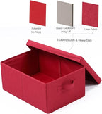 HOONEX Storage Bins with Lids for Organizing, Storage Boxes with 2 Carrying - Image 6