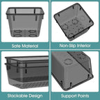 WOWBOX 25 PCS Plastic Drawer Organizer Set, Desk Drawer Divider Organizers and - Image 3