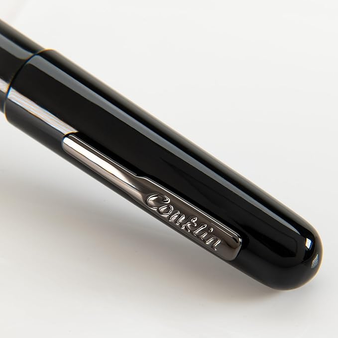 Conklin All American Fountain Pen in Black – Omniflex Nib, Flexible Design & - Image 4