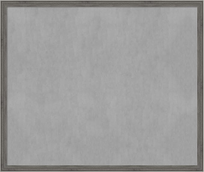 Amanti Art Grey Framed Magnetic Board 43x51 Oversize Vision Board by AmantiArt