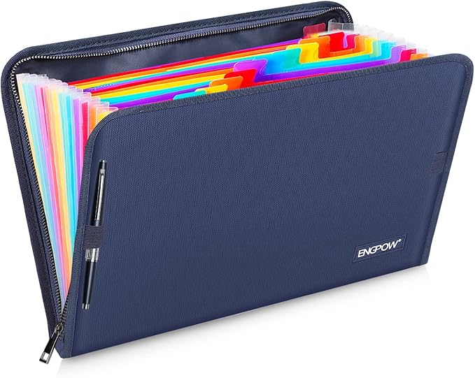 ENGPOW 13 Pocket Expanding File Folder, Fireproof Accordion File Folder - Image 8