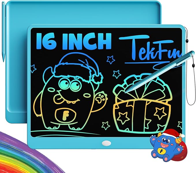 TEKFUN LCD Writing Tablet for Adults, Large Doodle Board, 16 Inch Colorful by TEKFUN