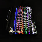 Adventurers Typewriter Style Retro Mechanical Keyboard LED Backlight 83 Keys - Image 6