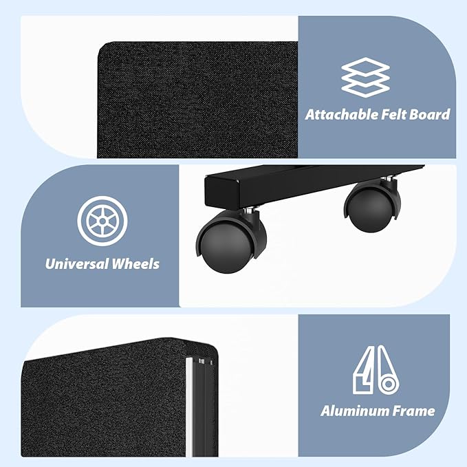 Acoustic Room Divider Privacy Panel - Image 3