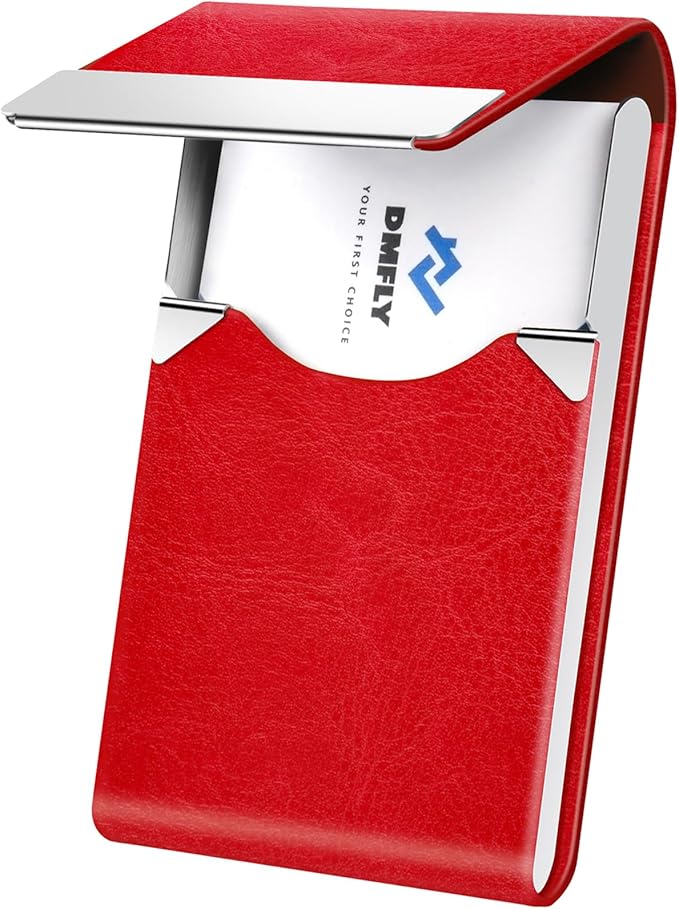 Business Card Holder for Women or Men, Business Card Case by DMFLY