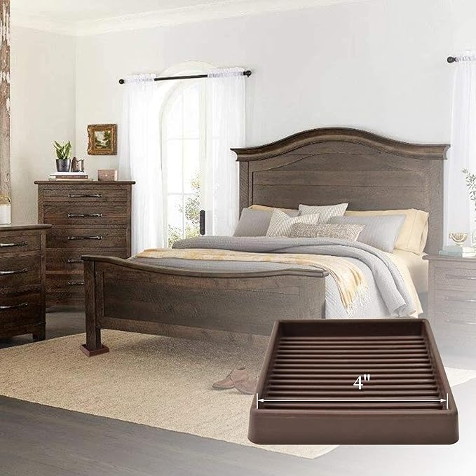 Yelanon Furniture Coasters, Rubber Furniture Feet, Anti Slide Floor Protector - Image 3