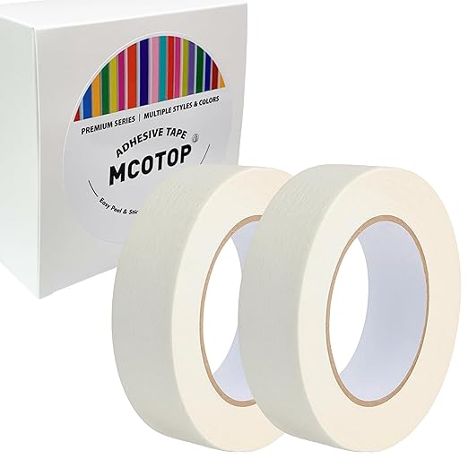 MCOTOP Wide Masking Tape, 330FT Total, Strong Adhesive, by MCOTOP