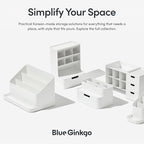 BLUE GINKGO Desk Organizer – Korean-Made Office Storage - Image 6