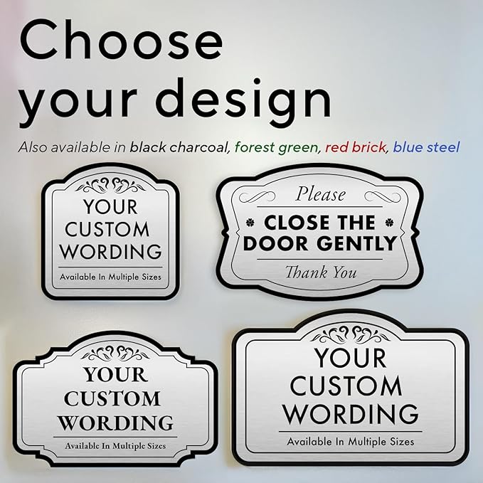 Custom Decorative Outdoor Metal Signs, Personalized Aluminum, Customized - Image 3