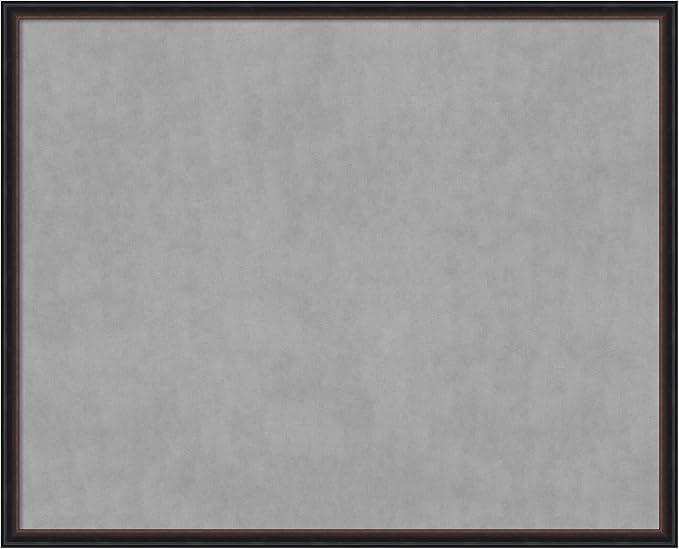 Amanti Art Black Framed Magnetic Board 34x42 X-Large Vision Board by AmantiArt