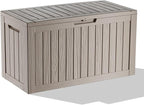 EasyUp 90 Gallon Deck Boxes Waterproof, Outdoor Large Storage Boxes by EASYUP