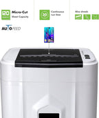 Aurora AU120MB 120-Sheet Auto Feed High Security Micro-Cut Paper Shredder / 30 - Image 2