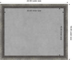 Amanti Art Grey Framed Magnetic Board 18x22 Small Vision Board - Image 3