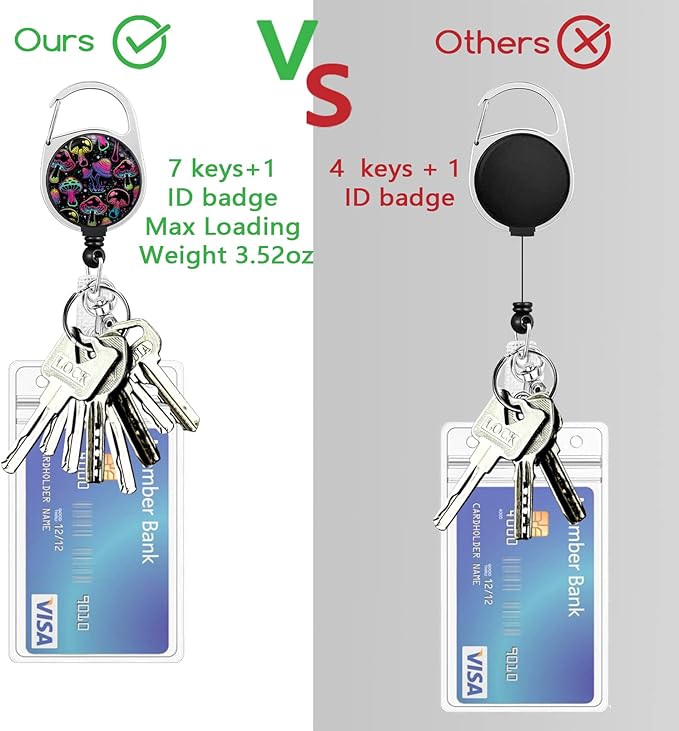 Teacher Lanyards for ID Badges and Keys, Retractable ID Badge Holder - Image 5