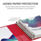Samsill 1.5 Inch 3 Ring Binders, Made in USA, Economy Round Ring, 325 Sheet - Image 7