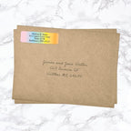 Cascading Rainbow Personalized Return Address Labels Without Dispenser - Image 5