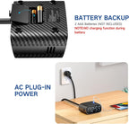 xba alarm clock charging station, 20w usb-c, 2 on a desk or shelf