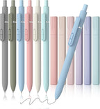 JIMMIDDA- 12 Pack Gel Pens, 0.7mm Black Ink Fine Point Smooth Writing by JIMMIDDA