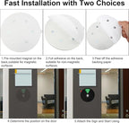 Ryetvok Office Door Sign, 6-In-1 Rotating Status Indicator Door Decor - Image 6