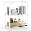 M MZG 450 lbs Wire Storage Shelving 3-Tier Utility Shelving Unit Steel by MEIGAOPLASTICANDMETALHKCOLIMITED