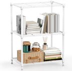 M MZG 450 lbs Wire Storage Shelving 3-Tier Utility Shelving Unit Steel by MEIGAOPLASTICANDMETALHKCOLIMITED