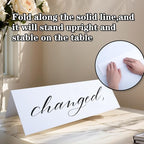 WTYONZEL 30 Pack Printable Name Tent Cards, 3.5"x 11" Blank Folding Paper - Image 6