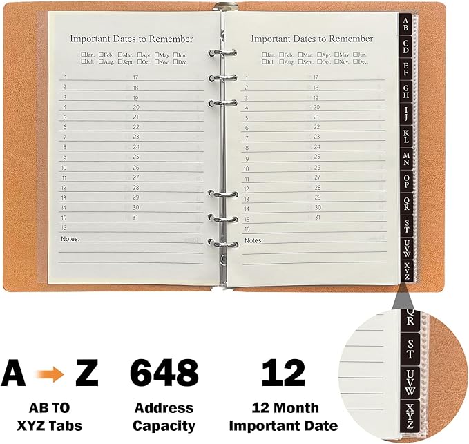 Happyaokeland Refillable Address Book - Image 2