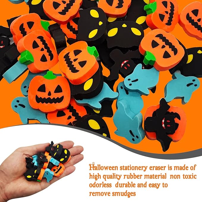 Halloween Mini Erasers for Kids - Image 2