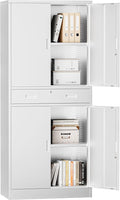 TaskStorz Metal Storage with 1 Drawer, Steel Storage File Cabinet by TaskStorz