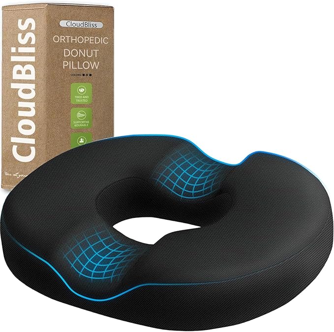 CloudBliss Donut Pillow Seat Cushion by CloudBliss