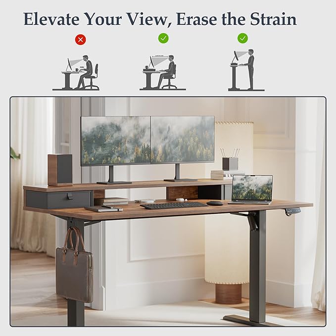 Klicelor 63 Inch Electric Standing Desk - Image 6