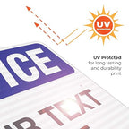 Custom Notice Sign, OSHA Sign, 24x30 Inches, 3M EGP Reflective .080 Aluminum - Image 7