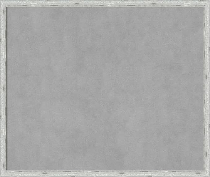 Amanti Art Silver Framed Magnetic Board 21x25 Medium Vision Board by AmantiArt