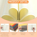 Yahenda Spiral Notebook Bulk A5 College Ruled Journals Notebooks Lined 8.3 x - Image 3
