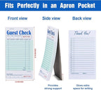 Methdic Guest Checks Server Note Pads 1000 Orders Waitress Notepad - Image 2