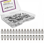 30pcs Stainless Steel Scrapbook Extension Posts | Album Accessories, Binding Extending Post-bound, Refillable Photo Album, Screws Craft DIY Refill Pages