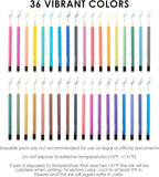 Grabie Erasable Gel Pens, 36 Colors Erasable Pens, Make Mistakes Disappear - Image 3
