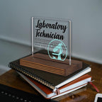Laboratory Technician Gifts, Funny Appreciation Desk Sign - Image 2