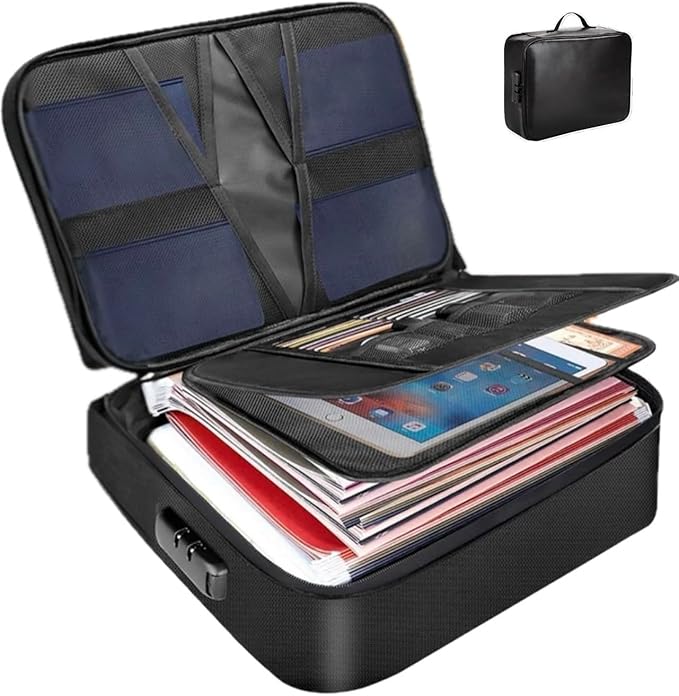 Fireproof Document Organizer, Large Size by Homestudiocollection