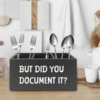 XPH Funny But Did You Document It Black Pen Pencil Holder Organizer - Image 3